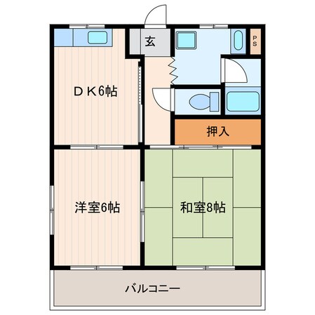 オズハウス３の物件間取画像